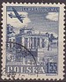 Poland 1954 Paisaje 1,55 ZT Azul Scott C39